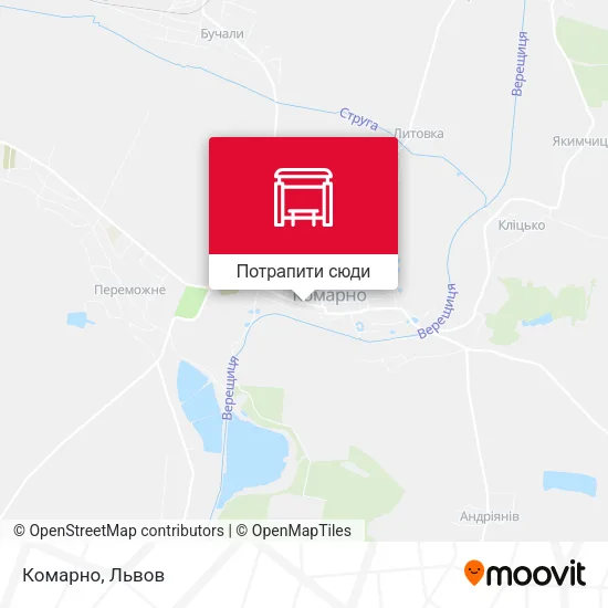 Карта Комарно