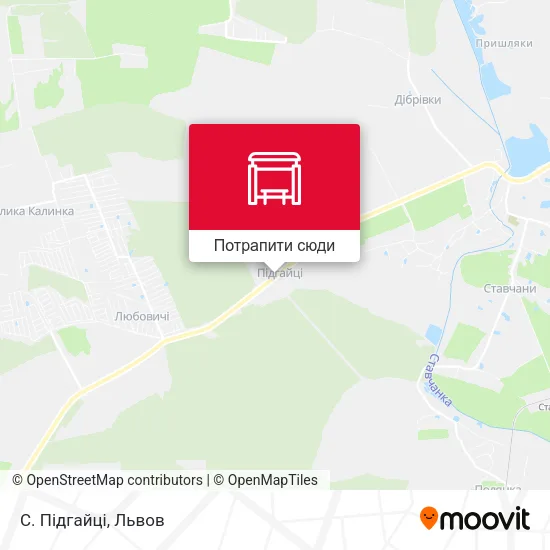 Карта С. Підгайці