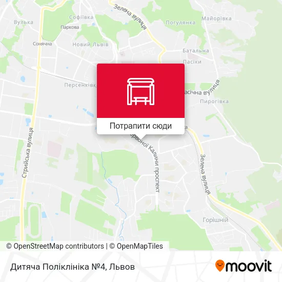 Карта Дитяча Поліклініка №4