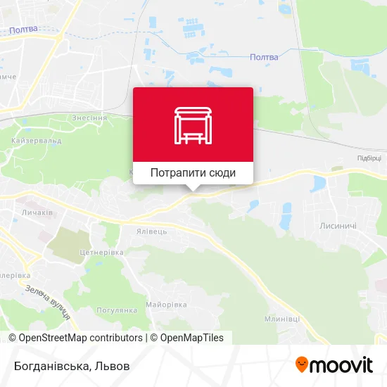 Карта Богданівська