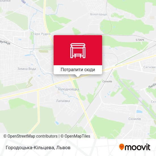 Карта Городоцька-Кільцева