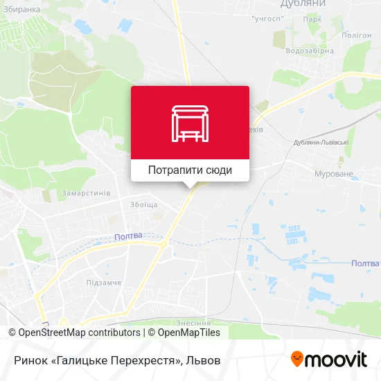 Карта Ринок «Галицьке Перехрестя»
