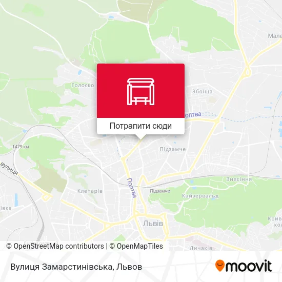 Карта Вулиця Замарстинівська