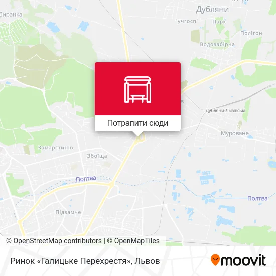 Карта Ринок «Галицьке Перехрестя»