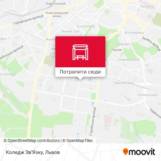 Карта Коледж Зв’Язку