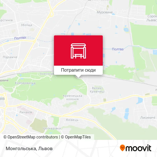 Карта Монгольська