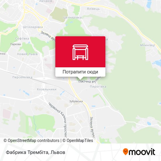 Карта Фабрика Трембіта