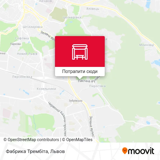Карта Фабрика Трембіта