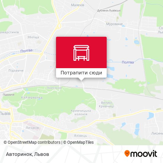 Карта Авторинок