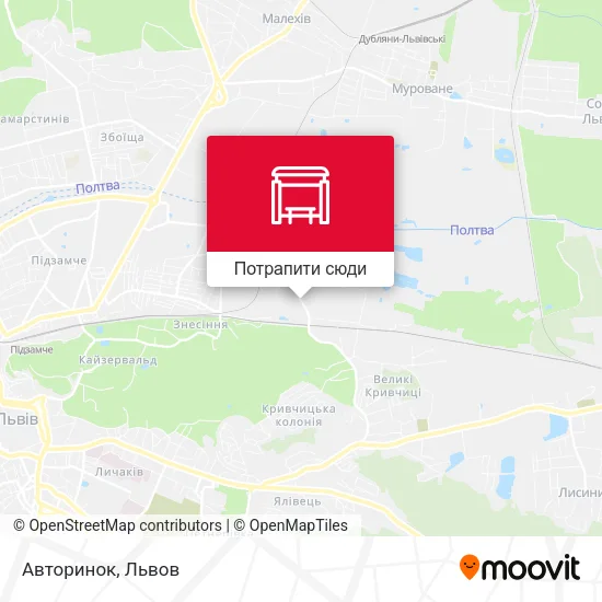 Карта Авторинок