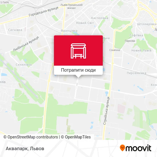 Карта Аквапарк