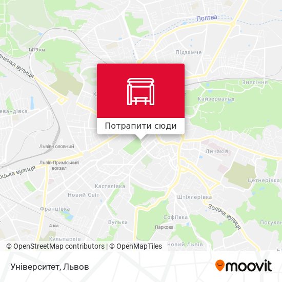 Карта Університет