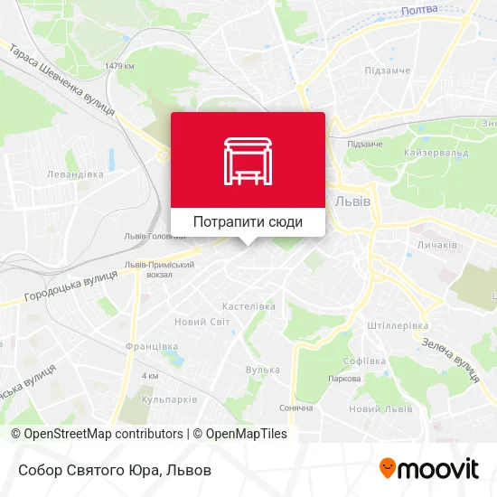 Карта Собор Святого Юра