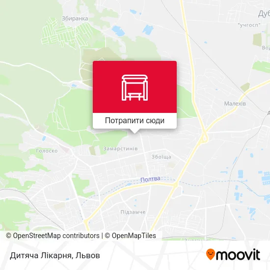 Карта Дитяча Лiкарня