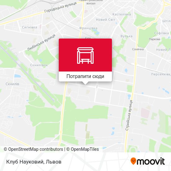 Карта Клуб Науковий