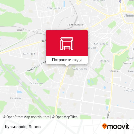 Карта Кульпарків