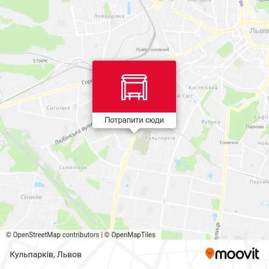 Карта Кульпарків