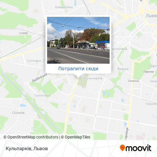 Карта Кульпарків