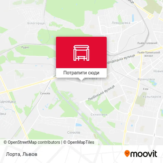 Карта Лорта
