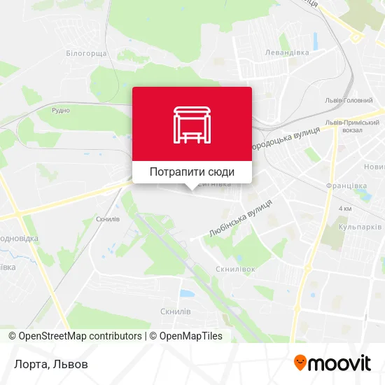 Карта Лорта