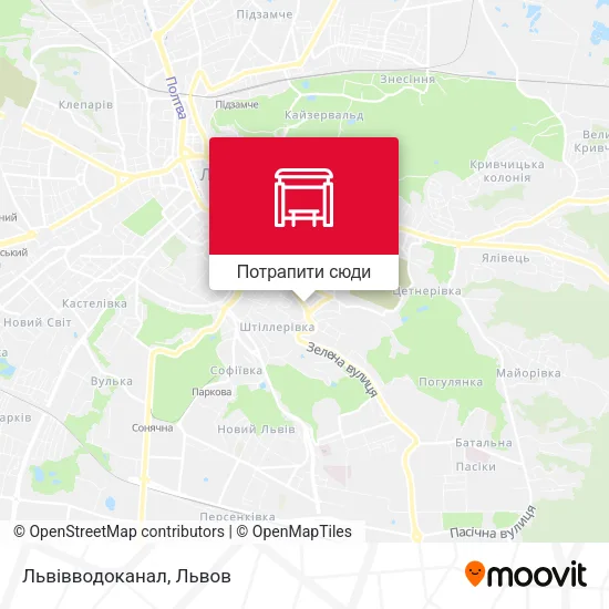 Карта Львівводоканал