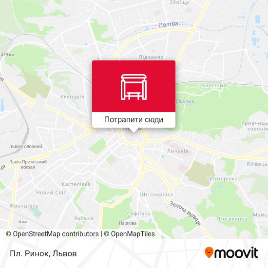 Карта Пл. Ринок