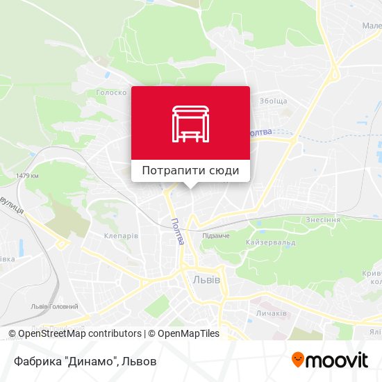 Карта Фабрика "Динамо"
