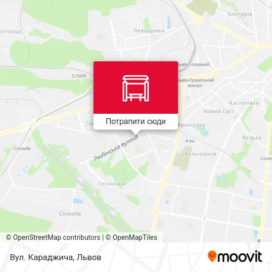 Карта Вул. Караджича