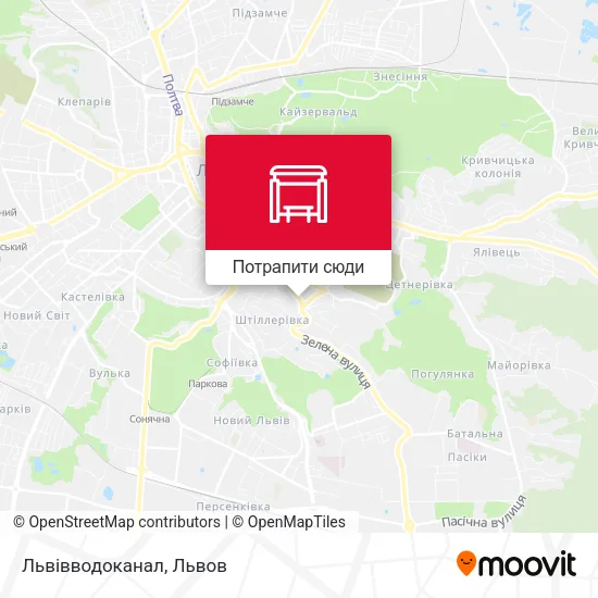 Карта Львівводоканал