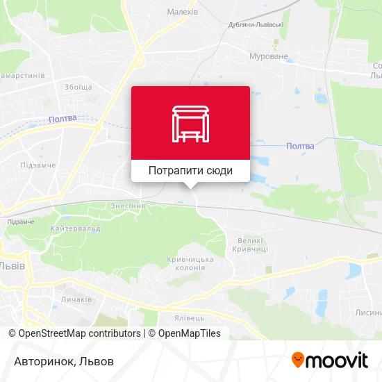 Карта Авторинок