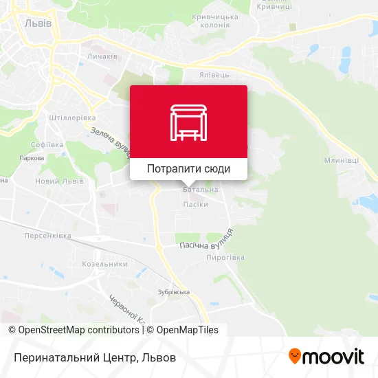 Карта Перинатальний Центр