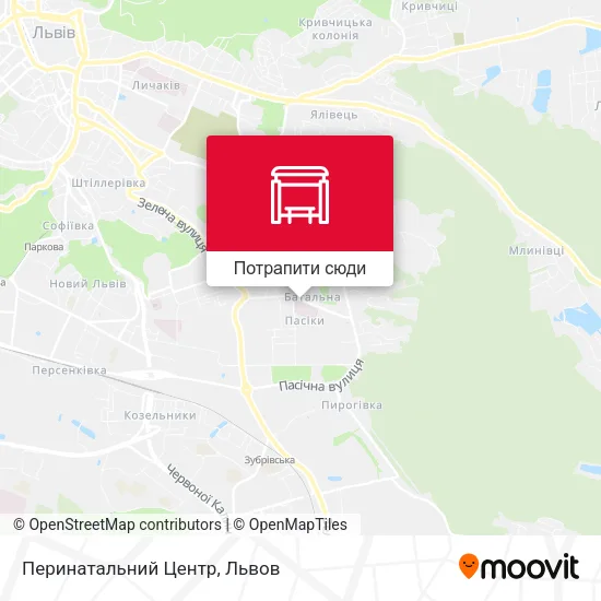 Карта Перинатальний Центр