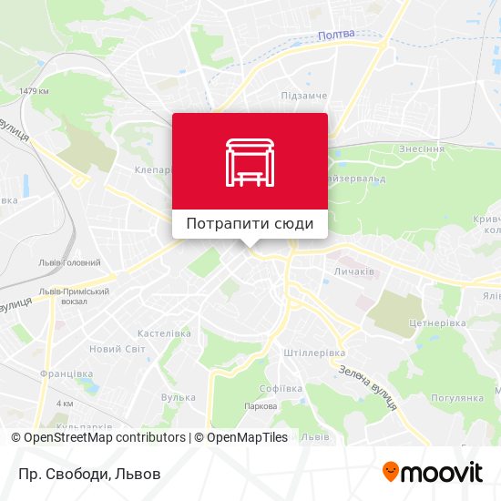 Карта Пр. Свободи
