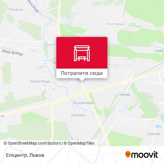 Карта Епіцентр