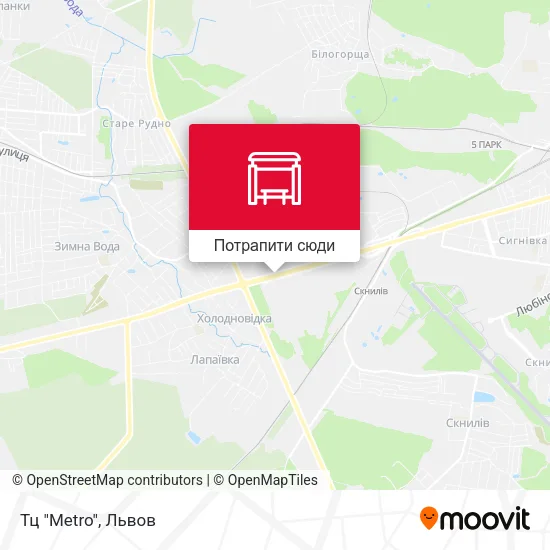 Карта Тц "Metro"