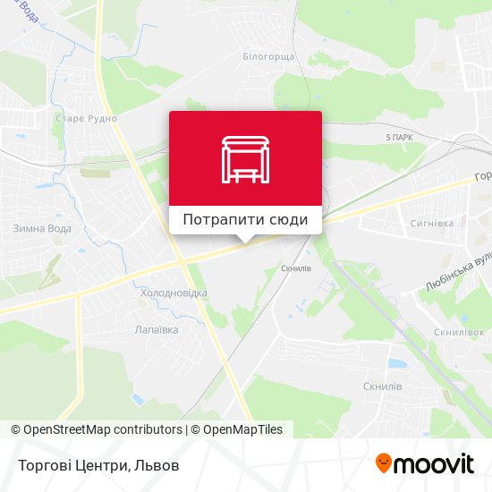 Карта Торгові Центри