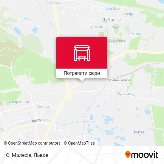 Карта С. Малехів