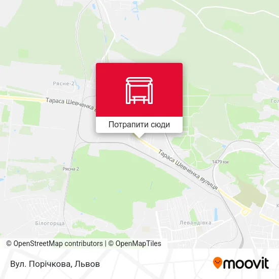 Карта Вул. Порічкова