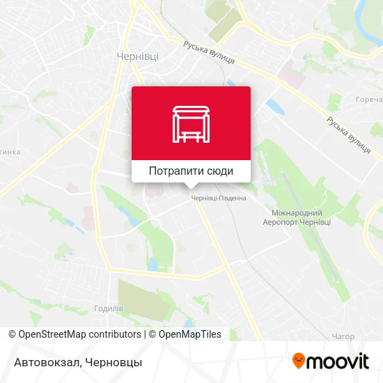 Карта Автовокзал