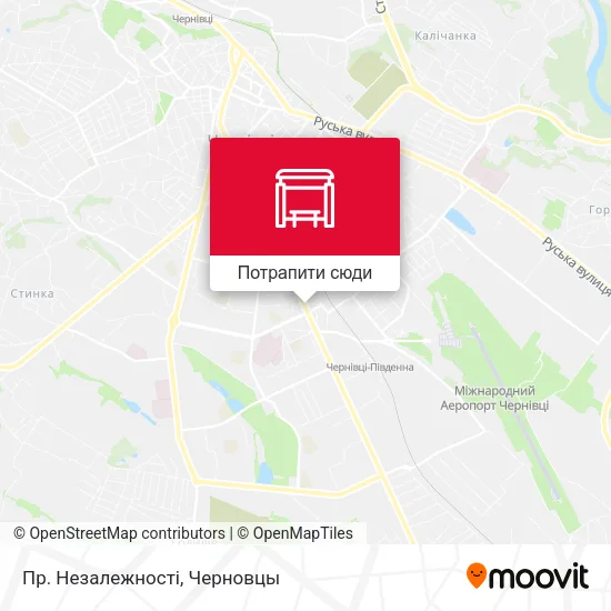 Карта Пр. Незалежності