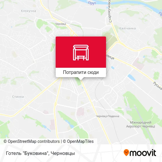 Карта Готель "Буковина"