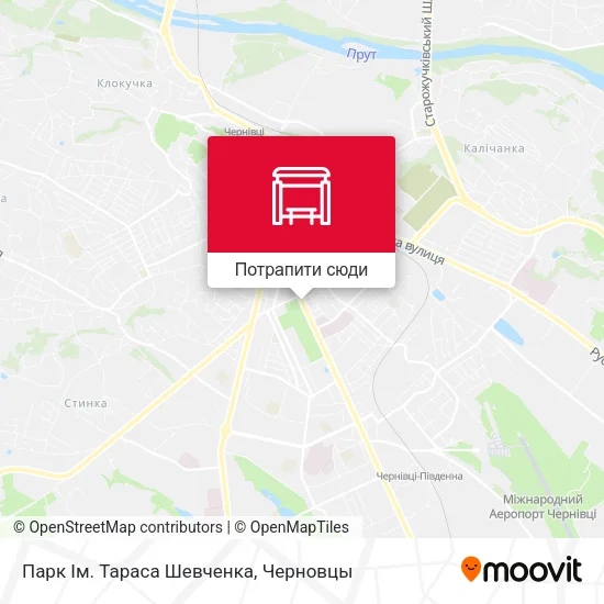 Карта Парк Ім. Тараса Шевченка