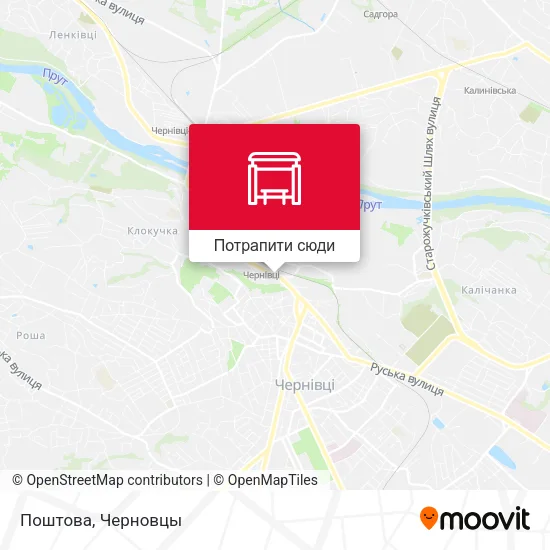 Карта Поштова