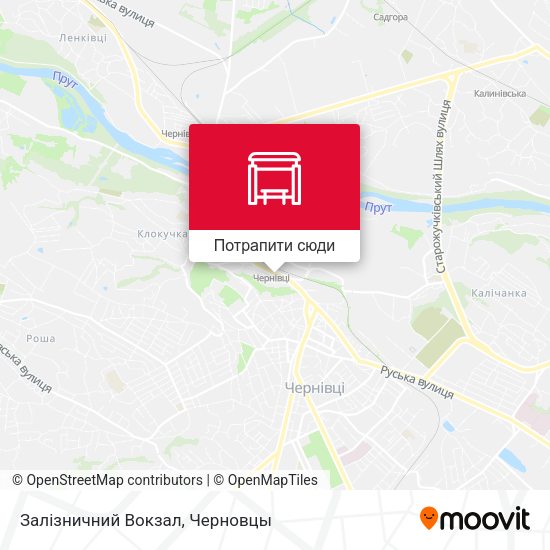 Карта Залізничний Вокзал
