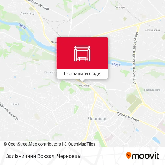 Карта Залізничний Вокзал
