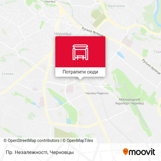 Карта Пр. Незалежності