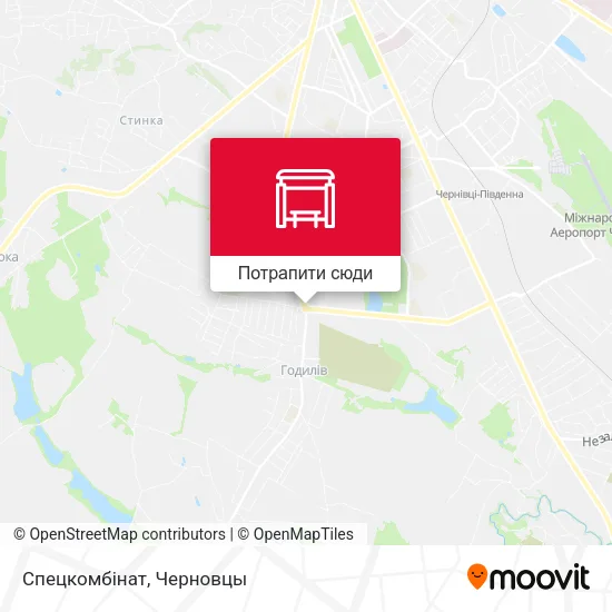 Карта Спецкомбінат