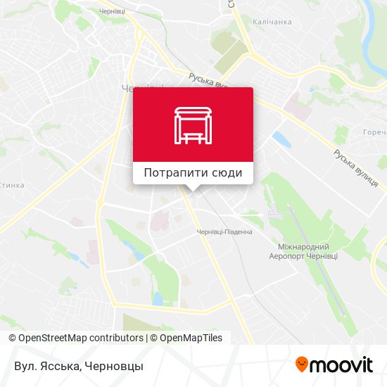 Карта Вул. Ясська
