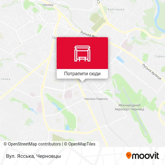Карта Вул. Ясська