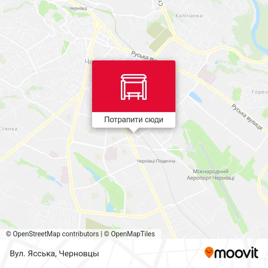 Карта Вул. Ясська